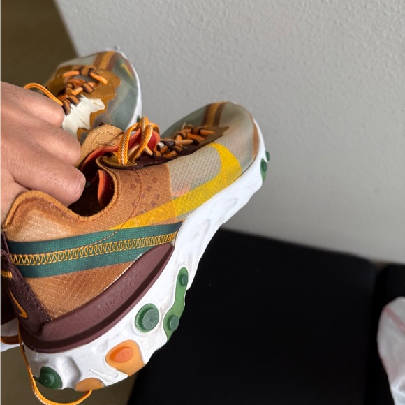 Nike React Element 87 Sneakers - Safari Atmos Limited Edition - Mens size 10 - Picture 5 of 5